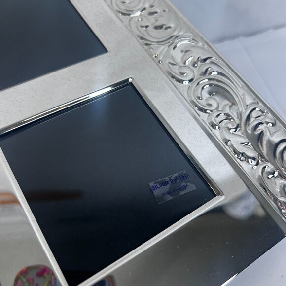 International Silver Company NEW Silverplated Collage Photo Picture Frame MCM - Picture 5 of 7
